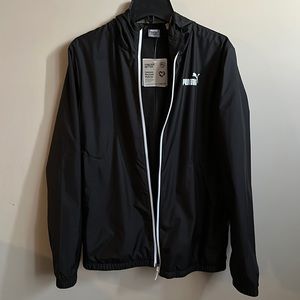 Puma Women's Essentials Solid Windbreaker Zip-Front Jacket